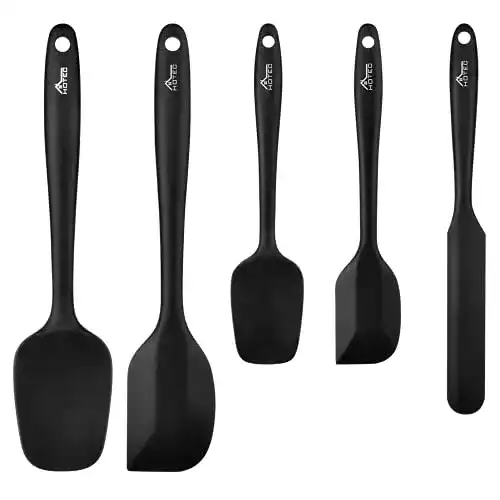 Spatel Hotec 5 Stück Silikon Set Küchenutensilien zum Backen