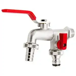 Kugelhahn VARIOSAN Doppel Kugel-Auslaufventil 11282, 1/2″