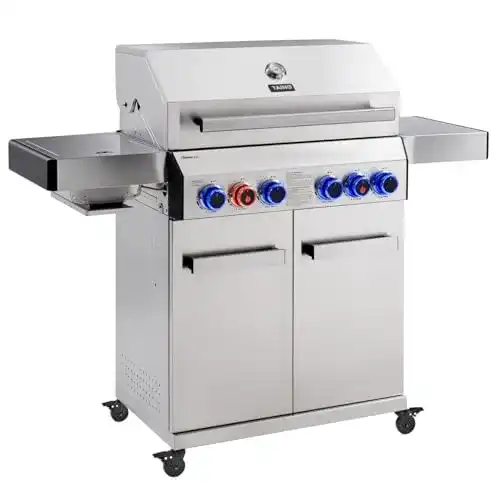 Grillwagen TAINO Platinum 4+2 Gasgrill Edelstahl komplett