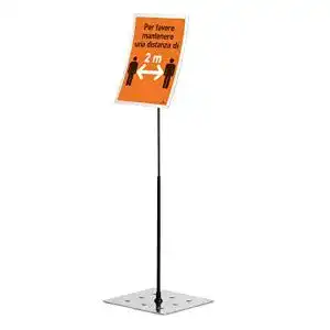 Abstand-halten-Aufsteller Durable 498123 Bodenständer Duraview