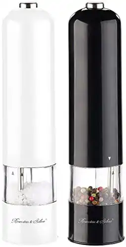 Elektrische Salz- und Pfeffermühle Rosenstein & Söhne, 2er-Set