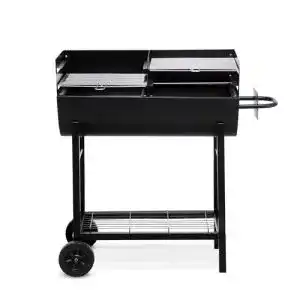 Tepro-Holzkohlegrill tepro Holzkohlengrill Detroit, Schwarz