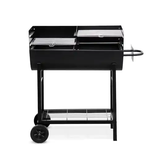 Tepro-Holzkohlegrill tepro Holzkohlengrill Detroit, Schwarz