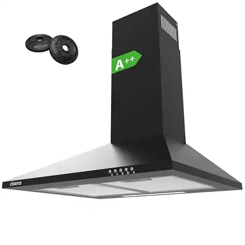 Dunstabzugshaube 60 cm CIARRA CBCB6201 Wandmontage