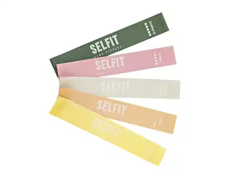 Booty-Band selfit Widerstandsbänder 5er Set, Naturlatex