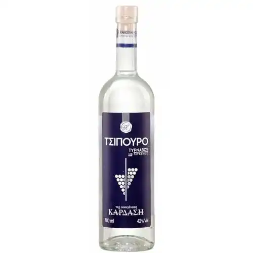 Tsipouro Kardasi Tirnavou mit Anis 42% 0,7l Griechisch