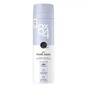 8×4-Deo 8×4 N°1 Pure Aqua Anti-Transpirant-Spray, 150 ml
