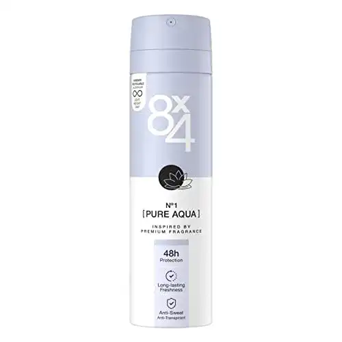 8×4-Deo 8×4 N°1 Pure Aqua Anti-Transpirant-Spray, 150 ml