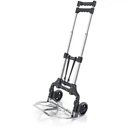Alu-Sackkarre Brandson, Aluminium, Teleskopgriff bis 1m