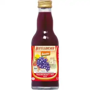 Roter Traubensaft Beutelsbacher Bio Traubensaft rot, 6 x 200 ml