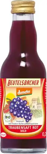 Roter Traubensaft Beutelsbacher Bio Traubensaft rot, 6 x 200 ml