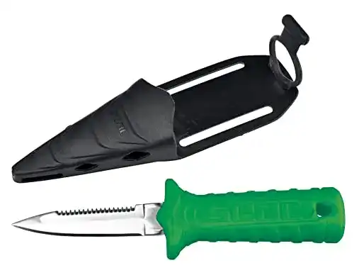 Tauchermesser Seac Messer Samurai Evo aus Edelstahl Klinge 70 mm
