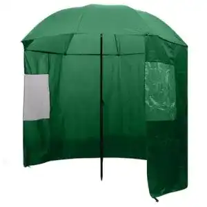 Angelschirm vidaXL 300x240cm Anglerschirm Regenschirm Schirmzelt Seitenwand