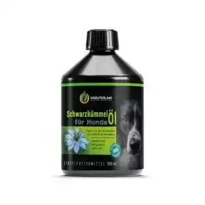 Schwarzkümmelöl Hund Kräuterland Natur-Ölmühle 500ml