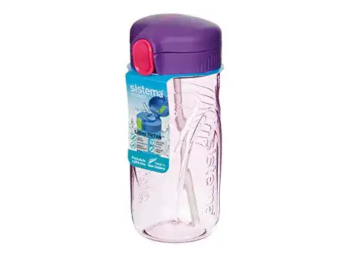 Sistema-Trinkflasche Sistema Bottle, Tritan Plastic, Lila, 520 ml