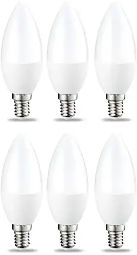 LED (E14) dimmbar Amazon Basics, Kerzenform, 5W, 6er-Pack