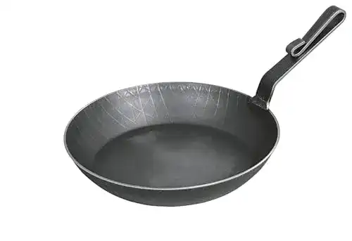 Waidlerpfanne Turk Schmiedeeiserne Bratpfanne mit Hakenstiel