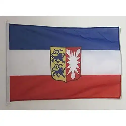 Schleswig-Holstein-Flagge AZ FLAG BOOTFLAGGE 45x30cm