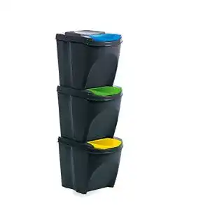 Mülleimer-Trennsystem rg-vertrieb Mülleimer 3x25L Sorti Box