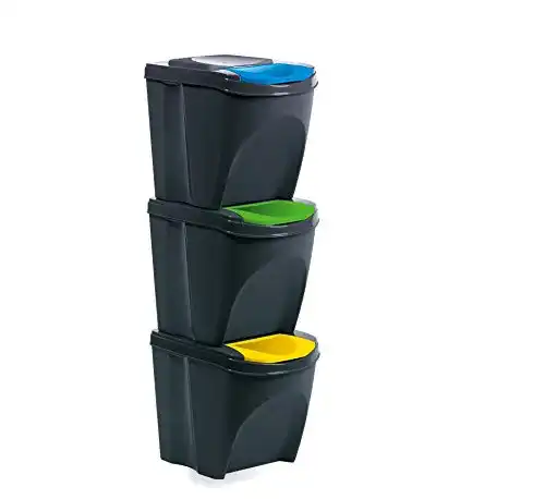 Mülleimer-Trennsystem rg-vertrieb Mülleimer 3x25L Sorti Box