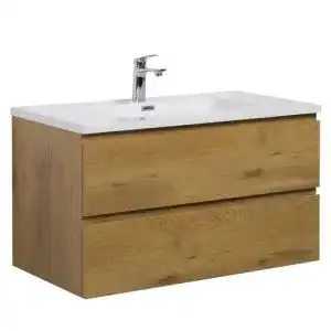 Waschbecken mit Unterschrank Badplaats B.V., Set Angela 90cm