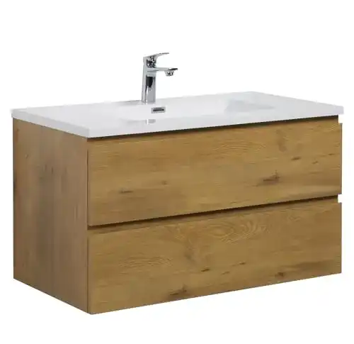 Waschbecken mit Unterschrank Badplaats B.V., Set Angela 90cm