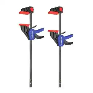 Einhandzwinge WORKPRO n Set 2 Stück Schraubzwingen
