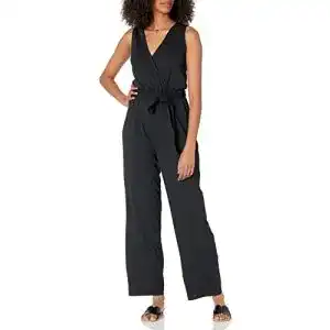 Jumpsuit The Drop Ärmelloser Wickel Caralynmirand, Schwarz, M