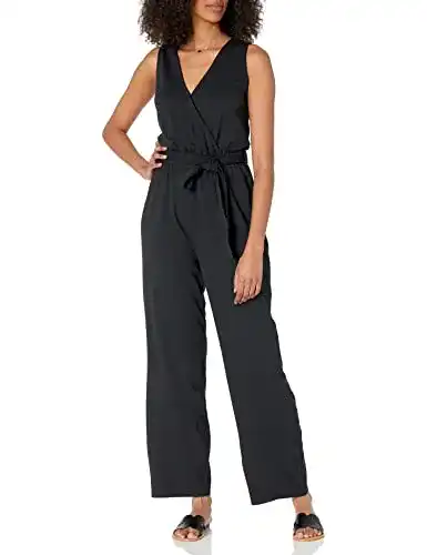 Jumpsuit The Drop Ärmelloser Wickel Caralynmirand, Schwarz, M