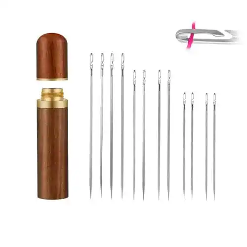 Sticknadel Her Kindness 12 Nähnadeln Selbsteinfädelnd Set
