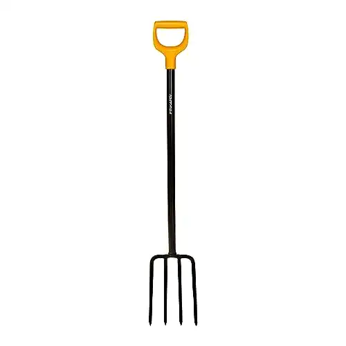 Grabegabel Fiskars Spatengabel, mit 4 Zinken, Länge 122 cm