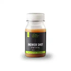 Ingwer-Shot get green plus – Kaltgepresste Bio-s „Mango-Ananas“