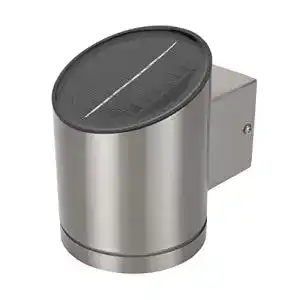 Solar-Wandleuchte außen Smartwares Solarleuchte, Stahl, Schwarz