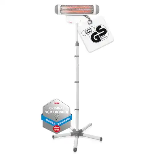 Heizstrahler Reer Wickeltischstrahler FeelWell 2in1, Stand und Wand