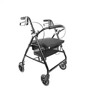 Leichter Rollator KMINA – Rollator Faltbar und Leicht mit Sitz
