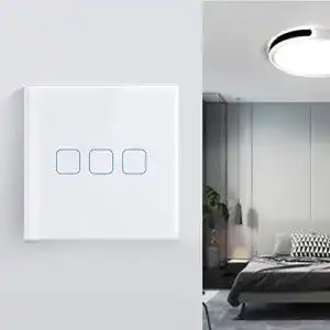 Touch-Lichtschalter AIMENGTE Hochwertiges gehärtetes Glas