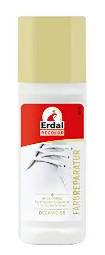Schuhcreme weiß Emsal Erdal Farb-Reparatur deckweiß, 75 ml