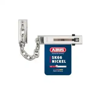 Abus-Türriegel ABUS Türkette SK66, Nickel, 01357