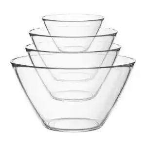 Glasschüssel Bormioli Rocco Basic Set Insalatiere 4 pezzi