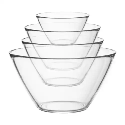 Glasschüssel Bormioli Rocco Basic Set Insalatiere 4 pezzi