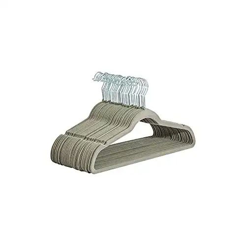 Kleiderbügel Amazon Basics für Anzug/Kostüm, mit Samt, 30er