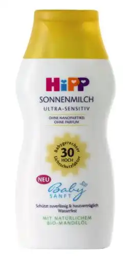 Kinder-Sonnencreme modern