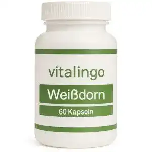 Weißdorn-Kapseln vitalingo Weißdorn Kapseln – je Dose 60 Kapseln