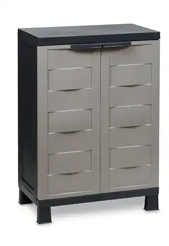 Kunststoffschrank Toomax Z204R050 Ambition Line S, Schwarz