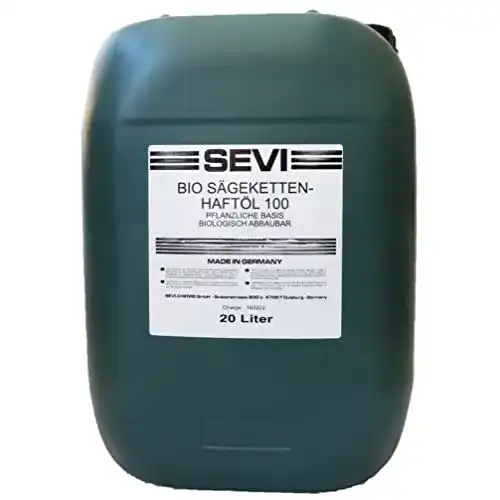 Die beste Bio-Sägekettenöl Sevi 20 Liter Bio SÄGEKETTENHAFTÖL 100 2026 Test Bestseller Bio-Sägekettenöl Sevi 20 Liter Bio SÄGEKETTENHAFTÖL 100