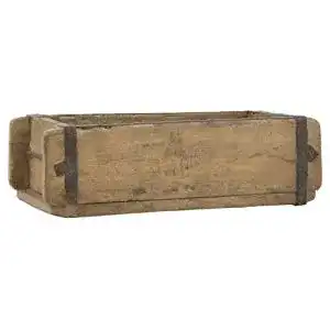 Ziegelform IB Laursen Alte 32x15x9,5 cm Ein-Kammer Holzkiste