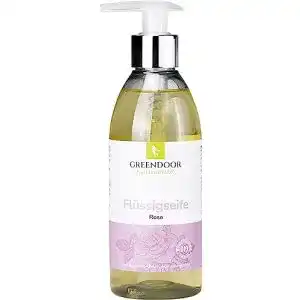 Bio-Flüssigseife GREENDOOR Flüssigseife Rose, Seife vegan 250ml