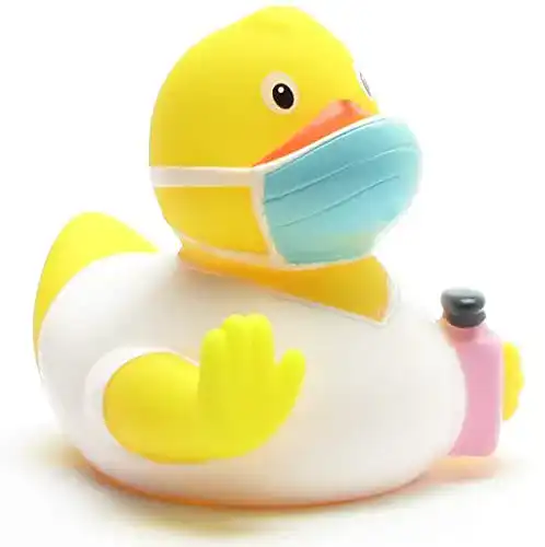 Badeente Duckshop Bleib Gesund AHA Quietscheentchen