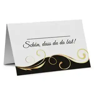 Tischkarten Partycards 50 Namenskarten Platzkarten DIN A7