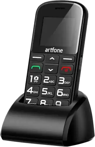 Seniorenhandy artfone ohne Vertrag, Dual SIM, mit Notruftaste